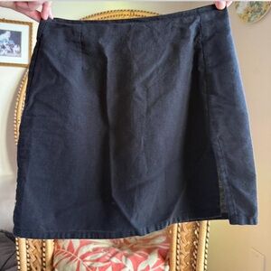 Motel Rocks Black Mini Skirt